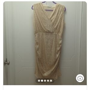 Grace Karin Gold Sequin Sleeveless Dress